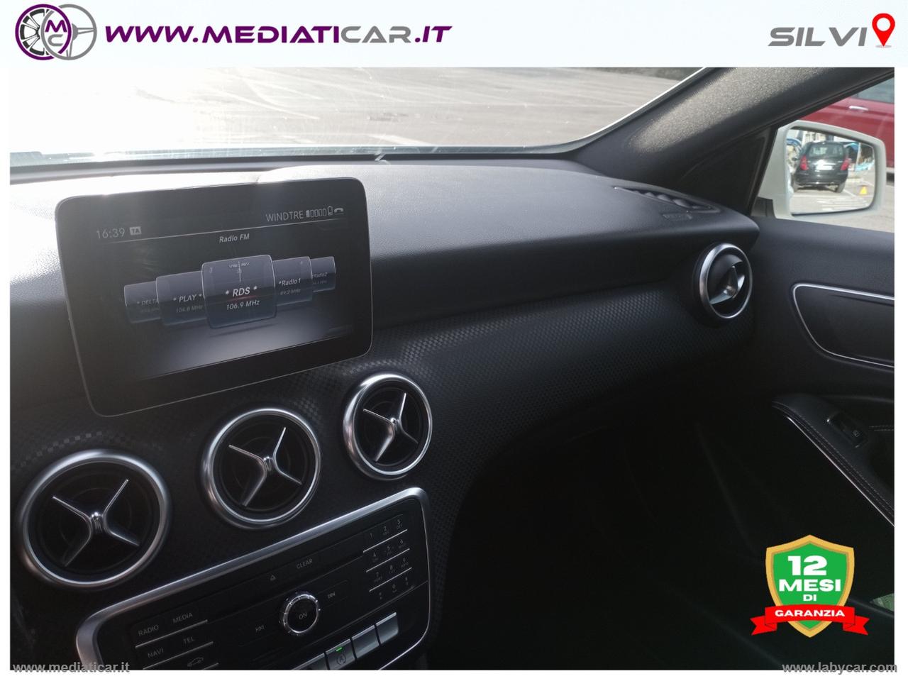 MERCEDES-BENZ A 180 d Automatic Sport UNICO PROPRIETARIO