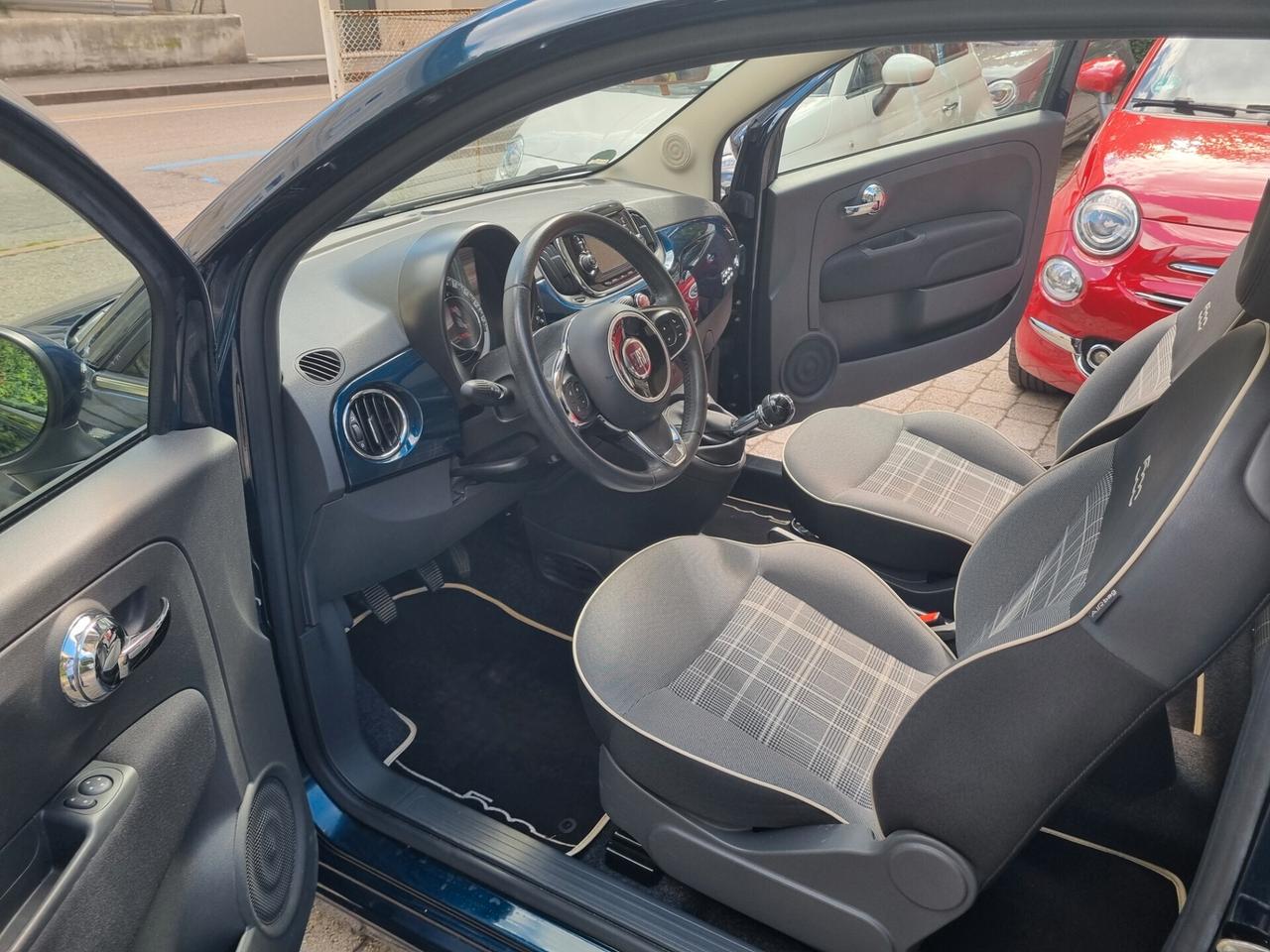 Fiat 500 1.2 Lounge anno 2016 km 62000 neopat