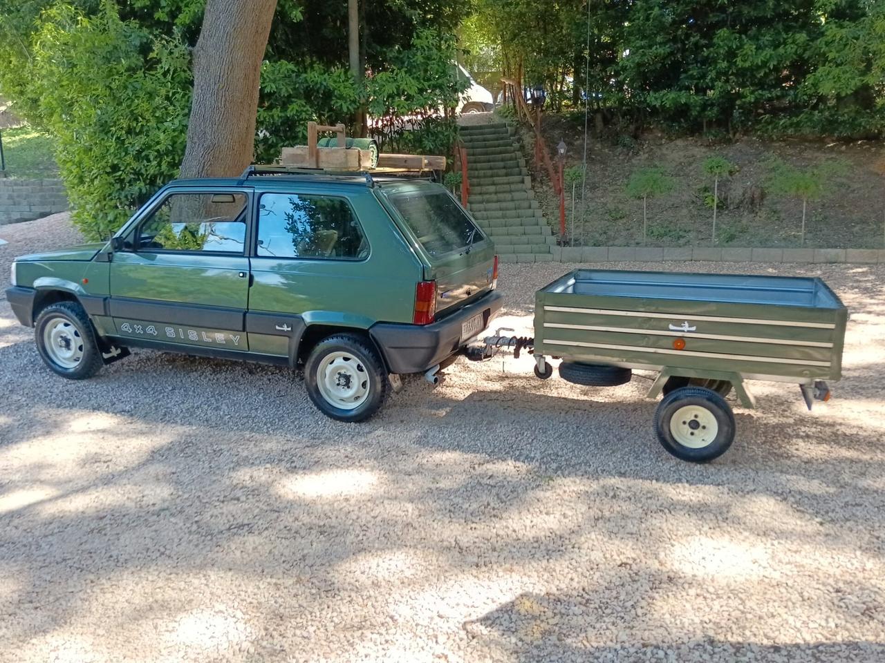 Fiat Panda 1000 4x4 Sisley + Carrello in tinta