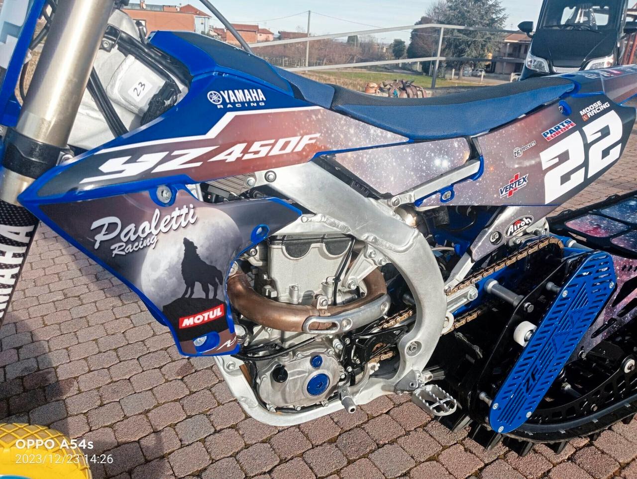 Yamaha yzf 450 kit cingoli snowbike da 127
