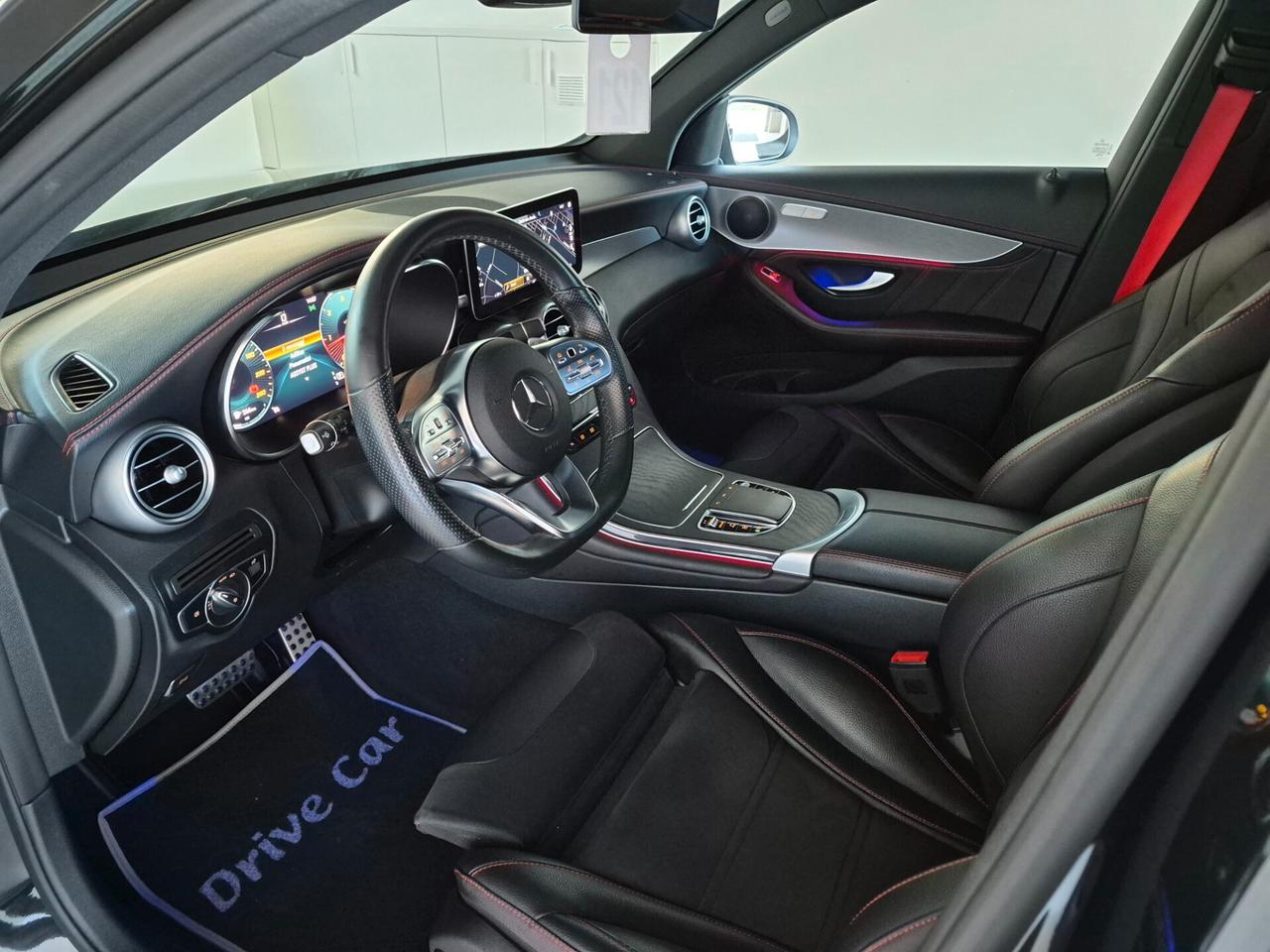 Mercedes-Benz GLC 220 D PREMIUM AMG 4MATIC AUTOMATICA LED NAVI APPLE CAR PLAY/ANDROID AUTO SEDILI ELETTRICI RISCALDABILI RETROCAMERA BLACK PACK