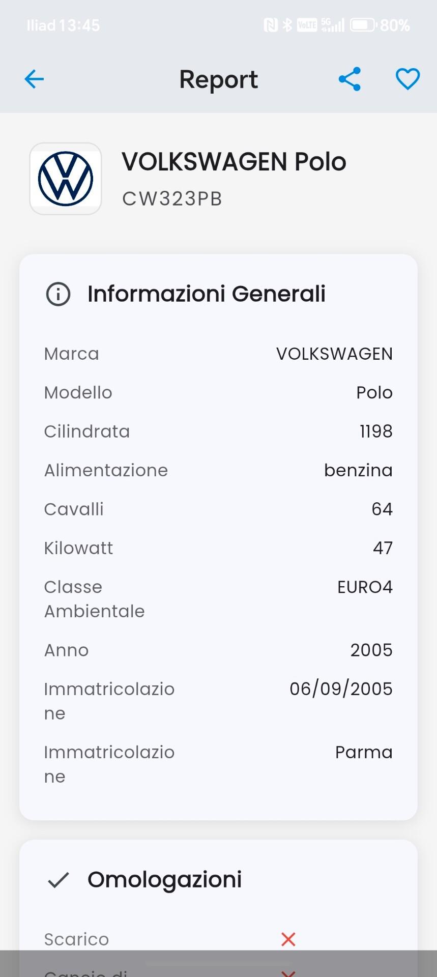 Volkswagen Polo 1.2/64CV 12V 5p. Trendline