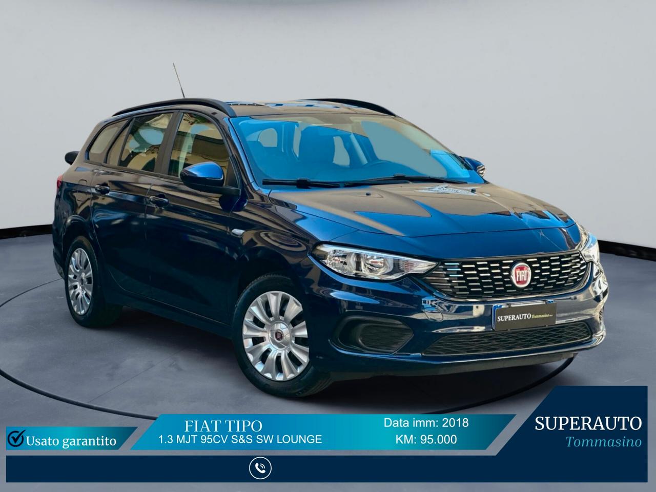Fiat Tipo 1.3 Mjt CV 95 KM 93.000 OK neopatentati