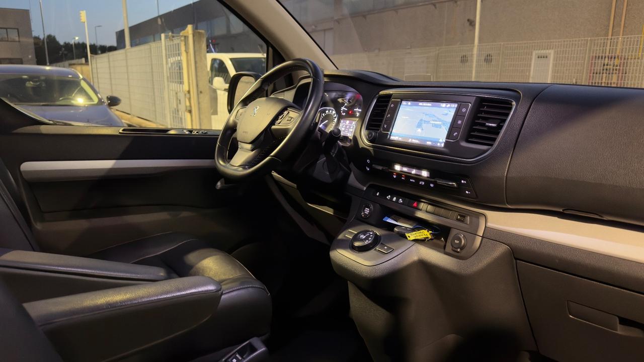 PEUGEOT TRAVELLER 2.0 BLUEHDI LONG BUSINESS VIP 177CV - OTTO POSTI, SEDILI IN PELLE ELETTRICI RISCADABILI, TETTO