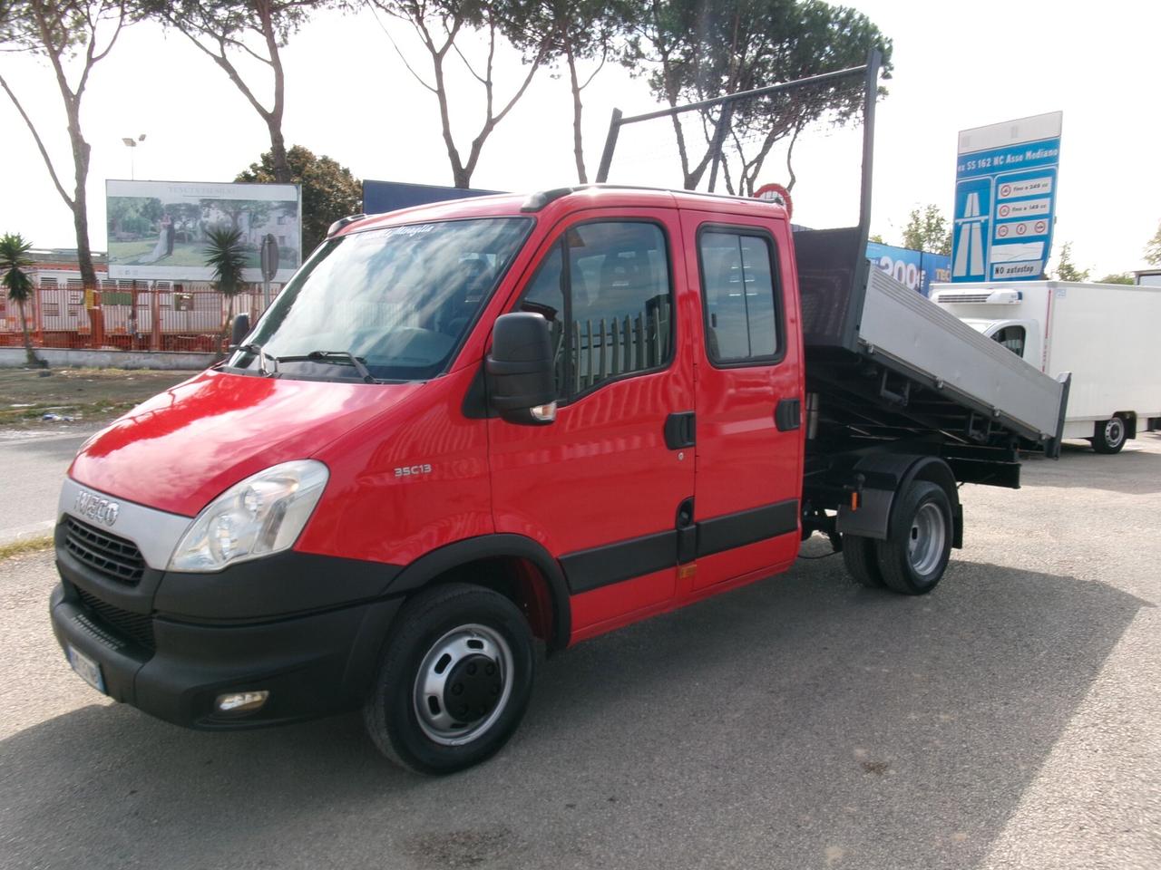 Iveco Daily 35C13 2.3 130CV EURO 5 DOPPIA CABINA 7P RIBALTABILE TRILATERALE