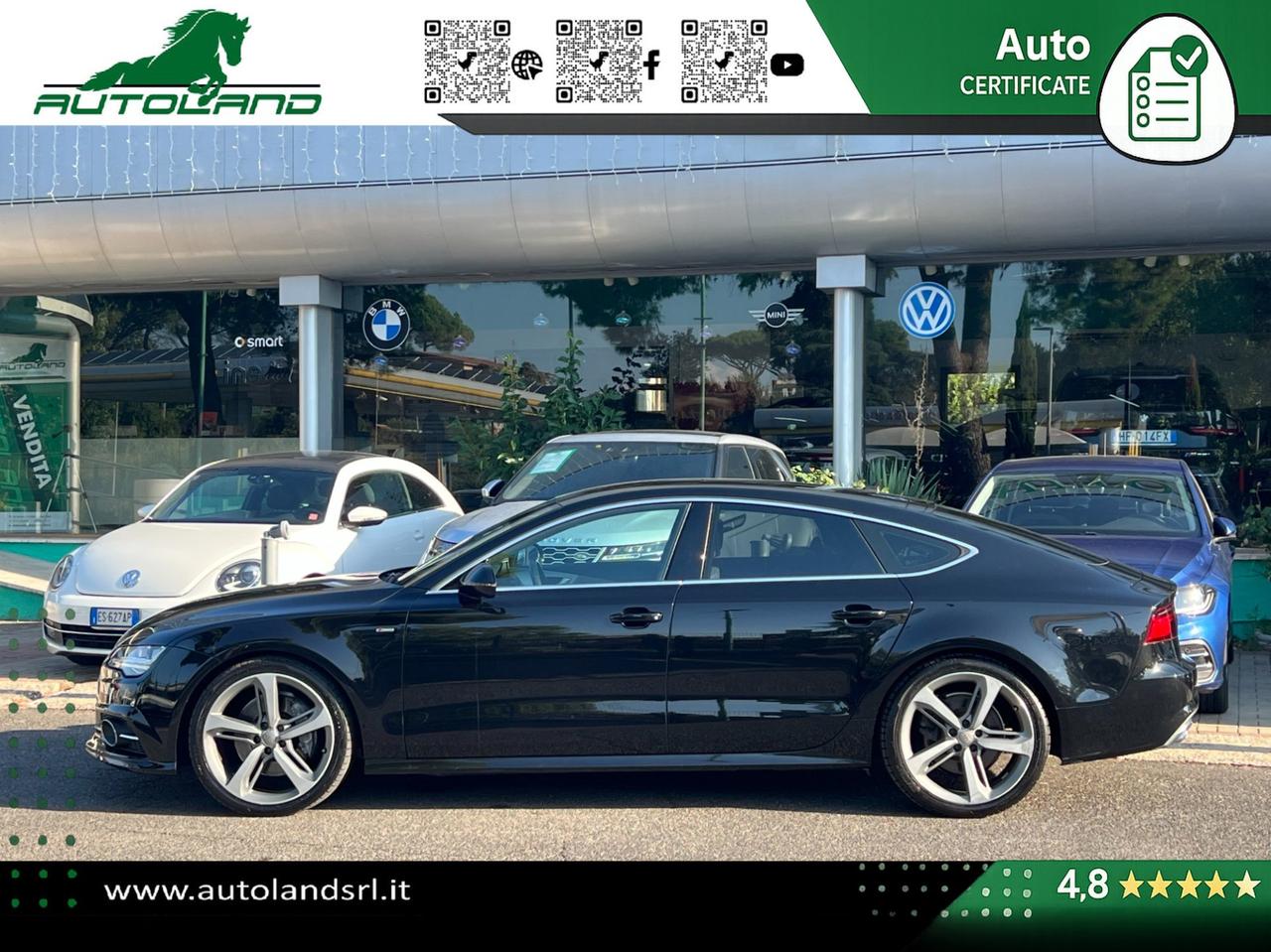 Audi A7 Sportback 3.0 tdi quattro 272cv S-Line ACC - 20" - Frecce Dinamiche