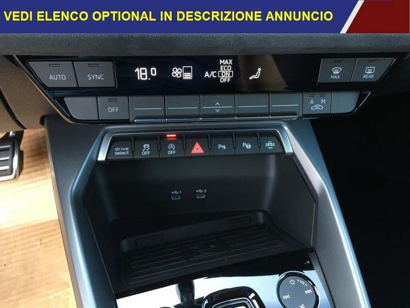 Audi A3 SPB 35 TDI S Tronic S line edition S-LINE + TETTO + INTERNI S LINE