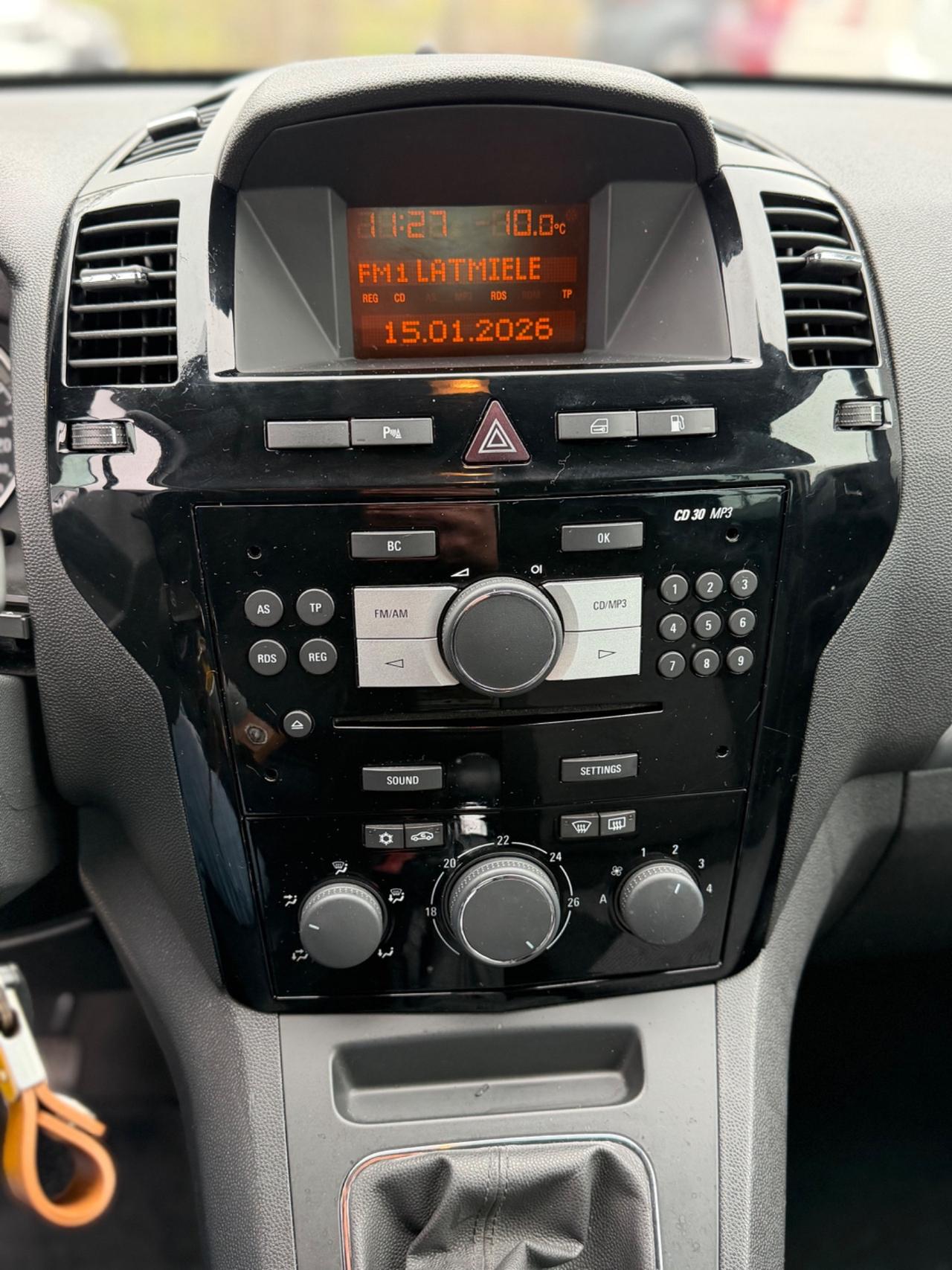 Opel Zafira 1.6 metano 7 POSTI