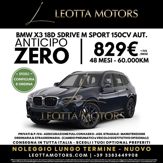 BMW X3 18D SDRIVE M SPORT 150CV AUT