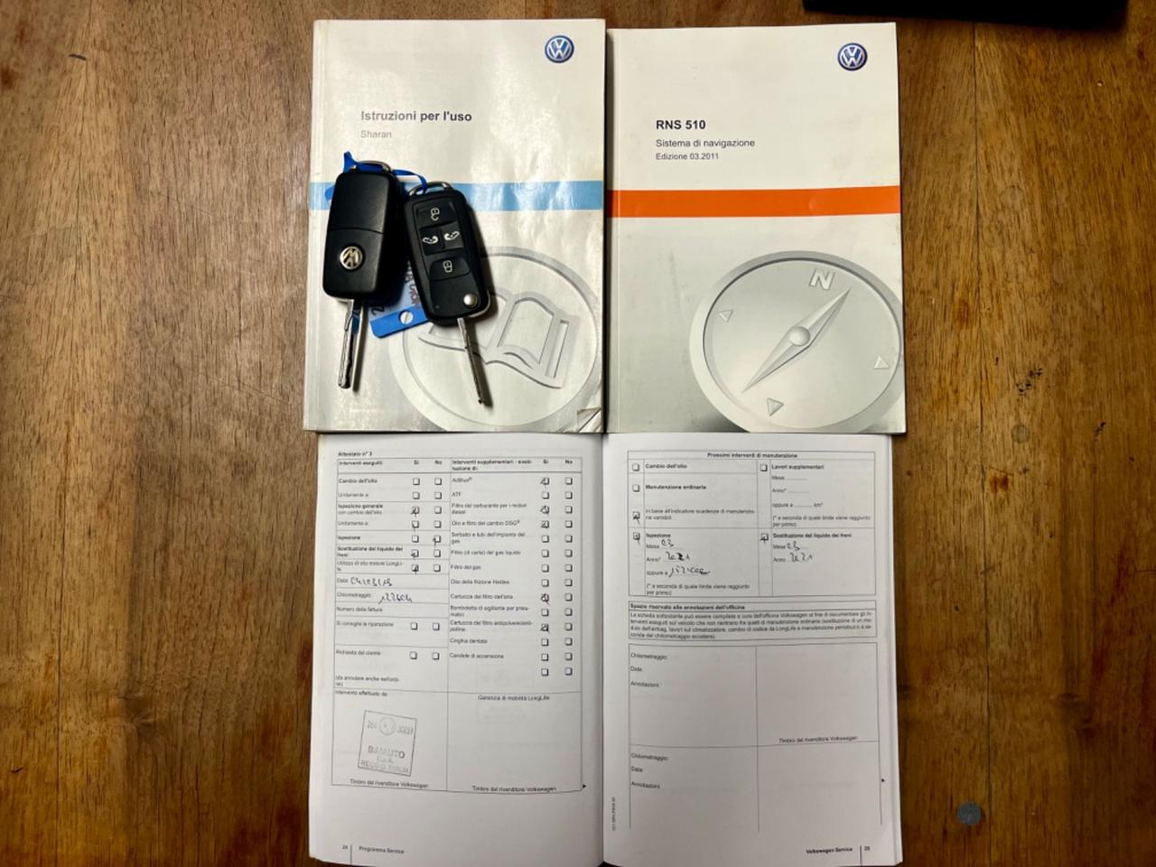 VW Sharan 2.0tdi 140cv 2012 174.000km 7posti come nuova