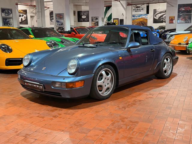 PORSCHE 964 Cabrio-Baltic Blu-Pelle Blu-Capote Blu