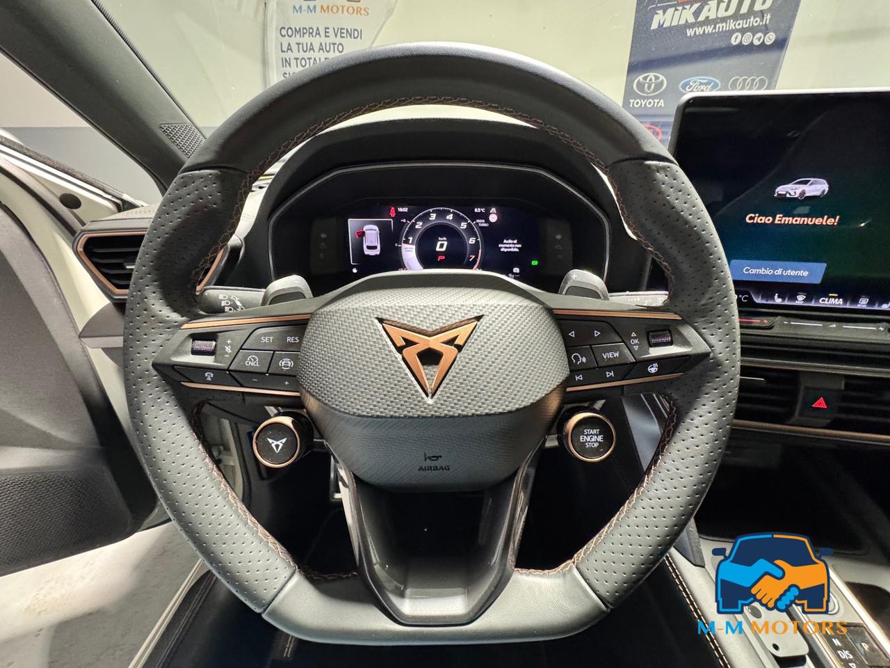 Cupra Leon Sportstourer 1.5 hybrid 150cv dsg UNIPRO TETTO GANCIO TRAINO DCC GARANZIA ESTESA