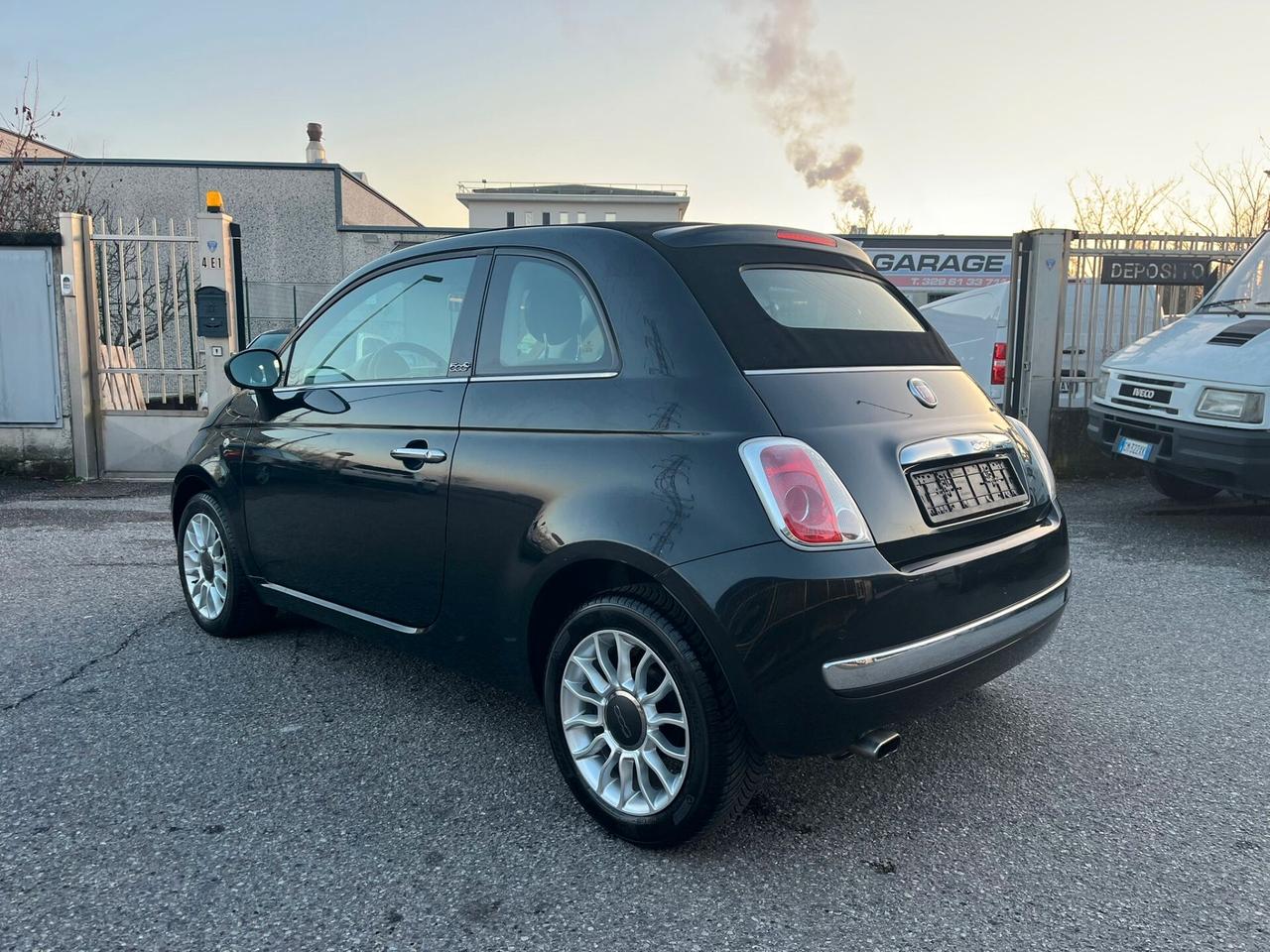 Fiat 500C 1200 CABRIO TOTAL BLACK