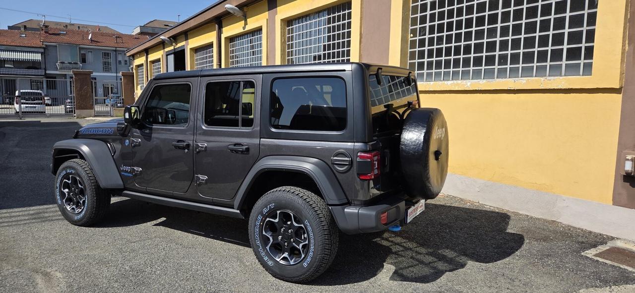 Jeep Wrangler Unlimited 2.0 PHEV 380 CV 4xe Rubicon 4WD - KM. 60000 CERTIFICATI !UNICO PROPRIETARIO