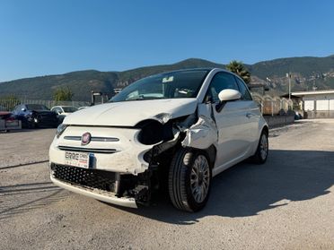 FIAT 500 LOUNGE ANNO 2017 1.2 BENZINA *SINISTRATA