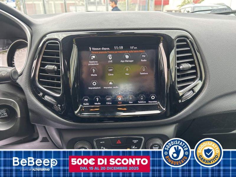 Jeep Compass 2.0 MJT NIGHT EAGLE 4WD 140CV AUTO MY19