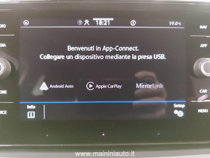 Volkswagen T-Roc 1.0 TSI 110cv Life + Car Play