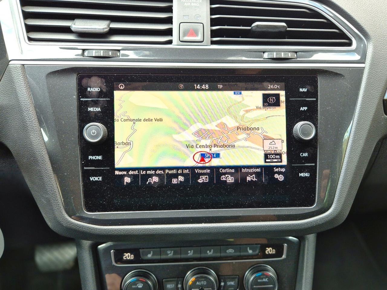 Volkswagen Tiguan 2.0 TDI SCR DSG Advanced BlueMotion Technology **km 99.000** display digitale