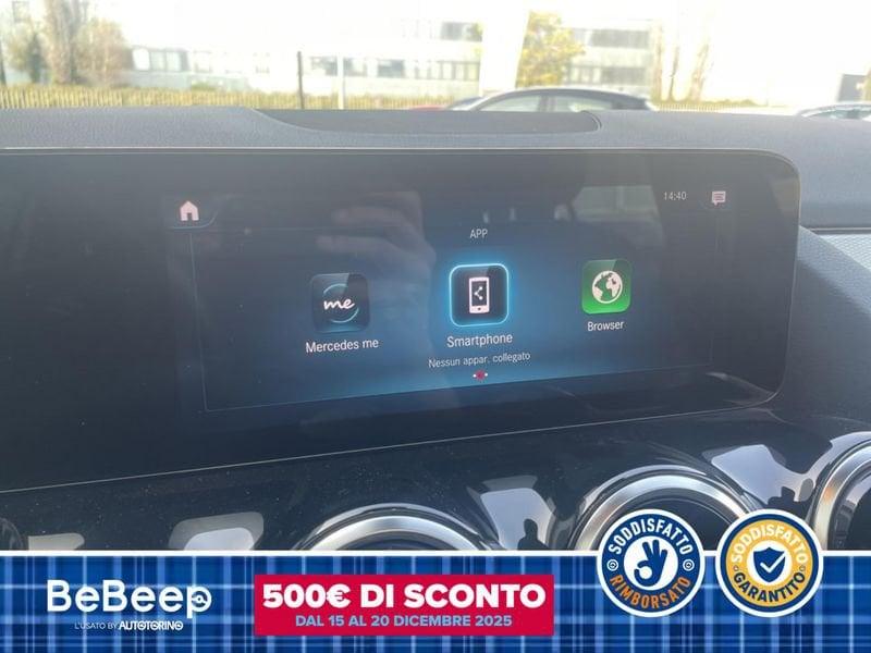 Mercedes-Benz GLA 180 D SPORT PLUS AUTO