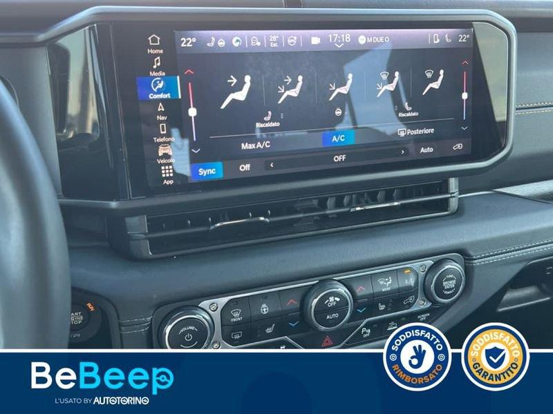 Jeep Wrangler UNLIMITED 2.0 TURBO SAHARA AUTO