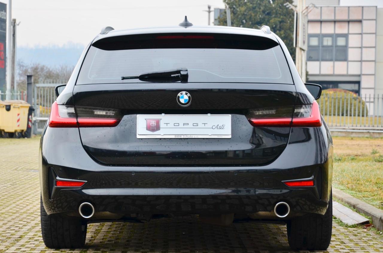 BMW 320d TOURING MHEV XDRIVE BUSINESS ADVANTAGE 190cv AUTO, UFF ITALIANA, EURO 6D, FARI LED, NAVI, APPLE ANDROID, PERMUTE