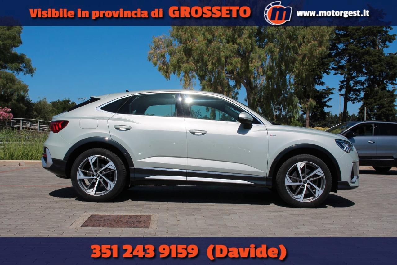 Audi Q3 Sportback 45 2.0 tfsi S line edition quattro 245cv s.-tronic