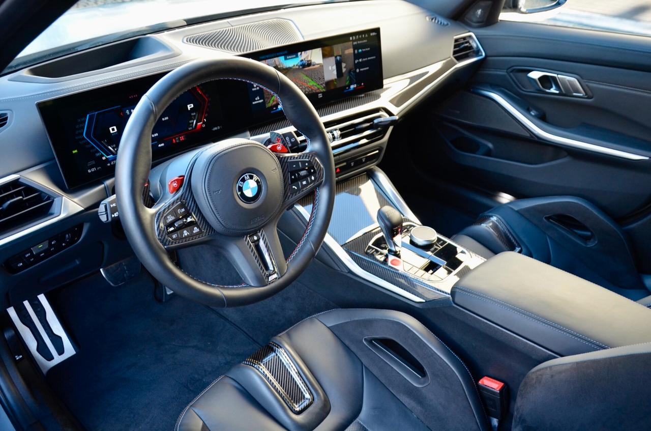 BMW M3 TOURING 3.0 COMPETITION M XDRIVE 510cv AUTO, UNICOPROPRIETARIO, UFF ITALIANA, CARBOCERAMICA, SEDILI A GUSCIO CARBONIO, FARI LASER, HARMAN&KARDON