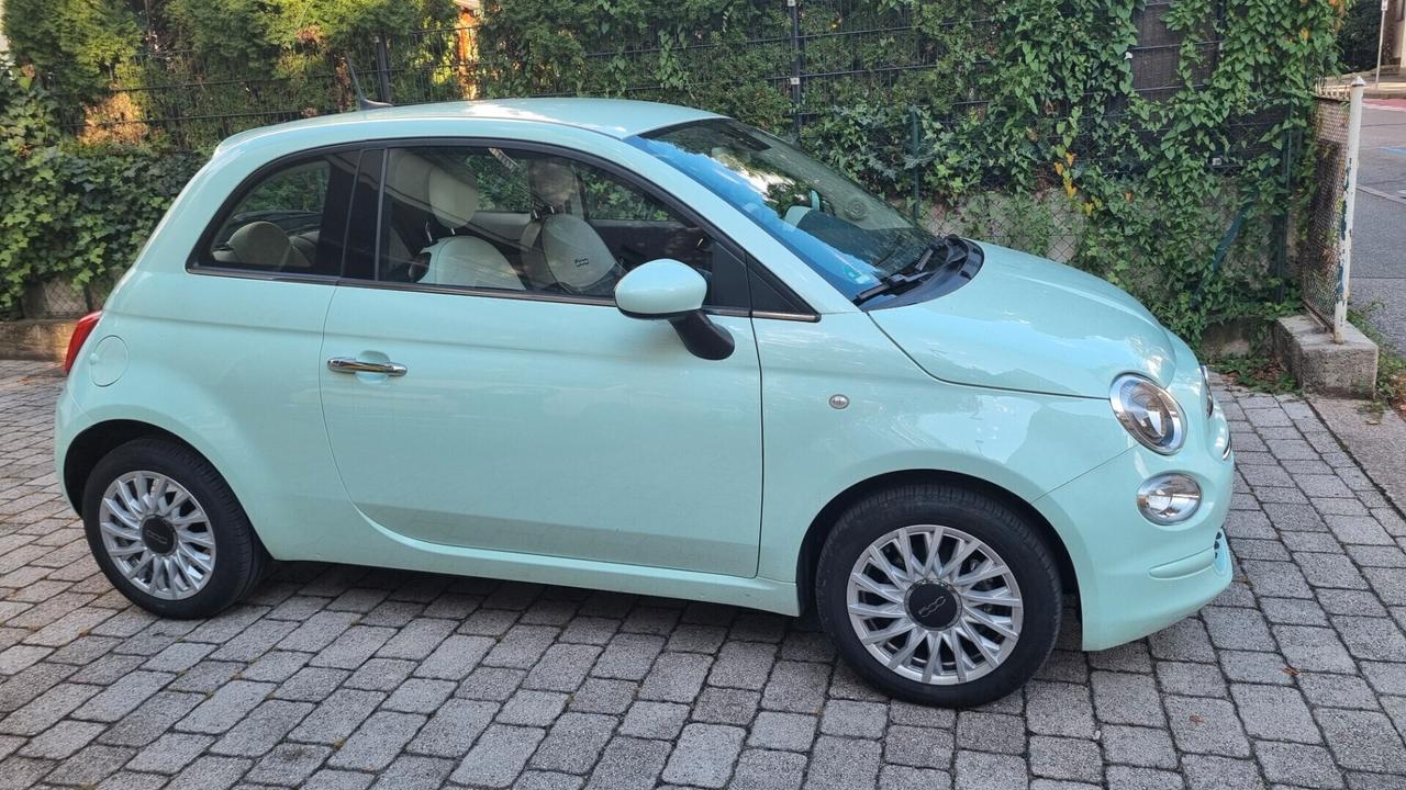 Fiat 500 1.2 Lounge 69cv anno2019 km 52000 neopat