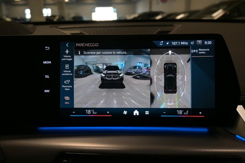 BMW X1 20D 163CV AUT. 48V S-DRIVE MSPORT ( FARI LED ADATTIVI - CURVED DISPLAY - AMBIENT LIGHT - HEAD-UP DISPLAY - TETTO PANORAMICO APR. - NAVI - MIRROR - PARK ASSISTANT - TELECAMERA 360 )