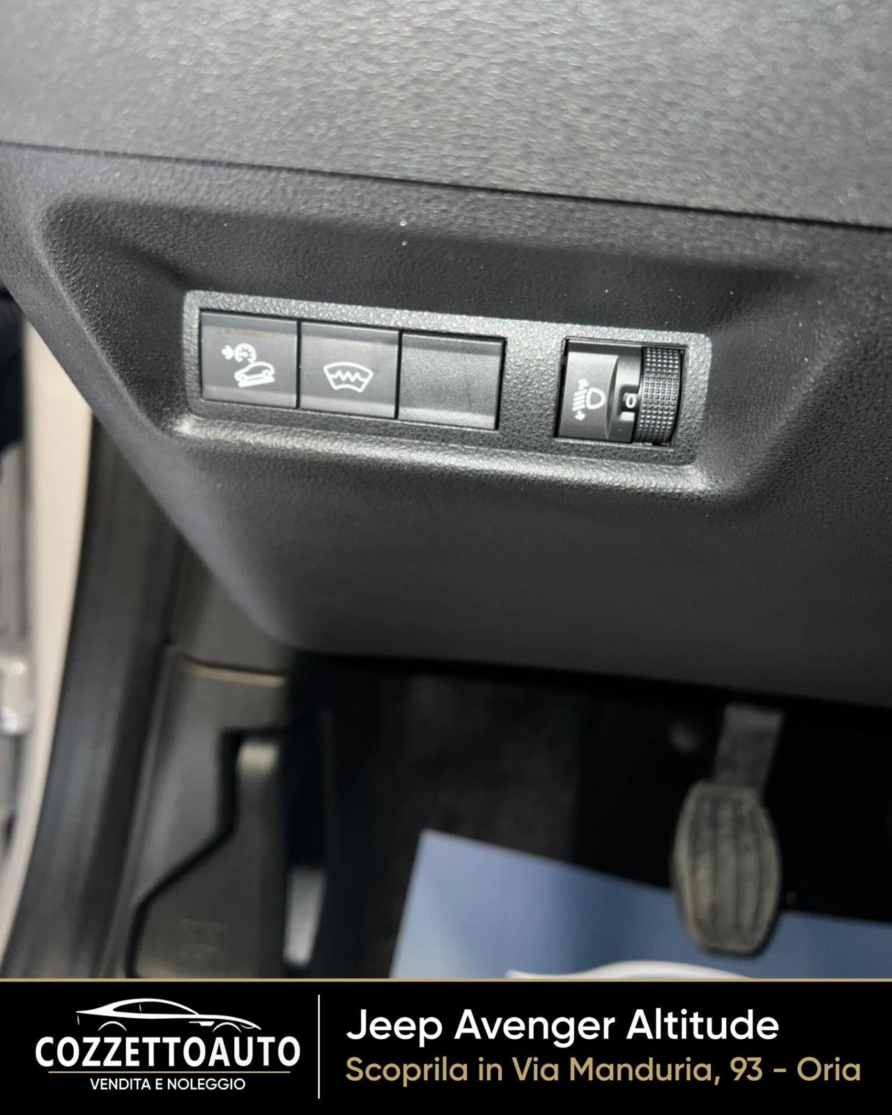 Jeep Avenger 1.2 100 CV Altitude garanzia Jeep