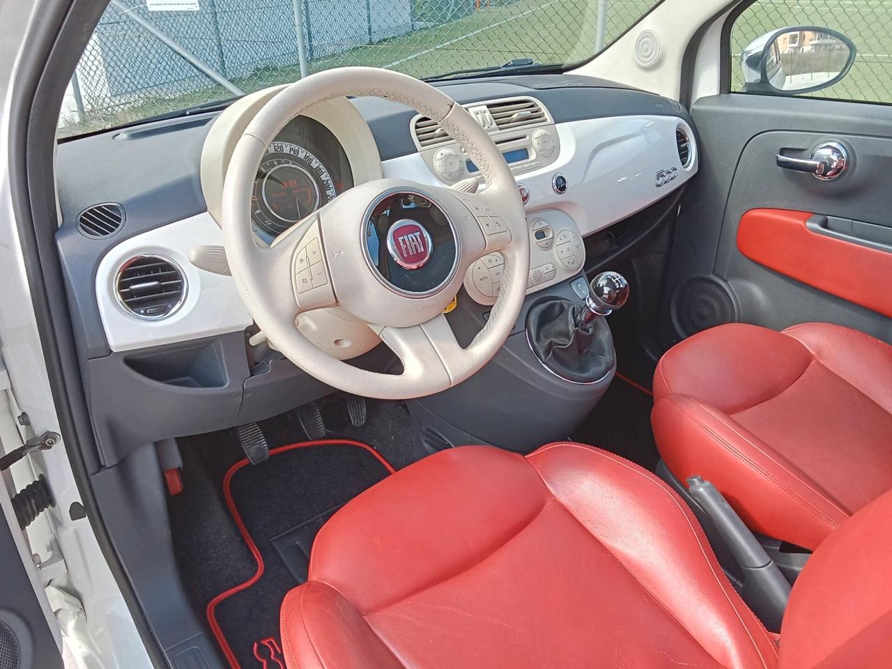 FIAT 500 1.2 LOUNGE PELLE TETTO GARANZIA12/36 l