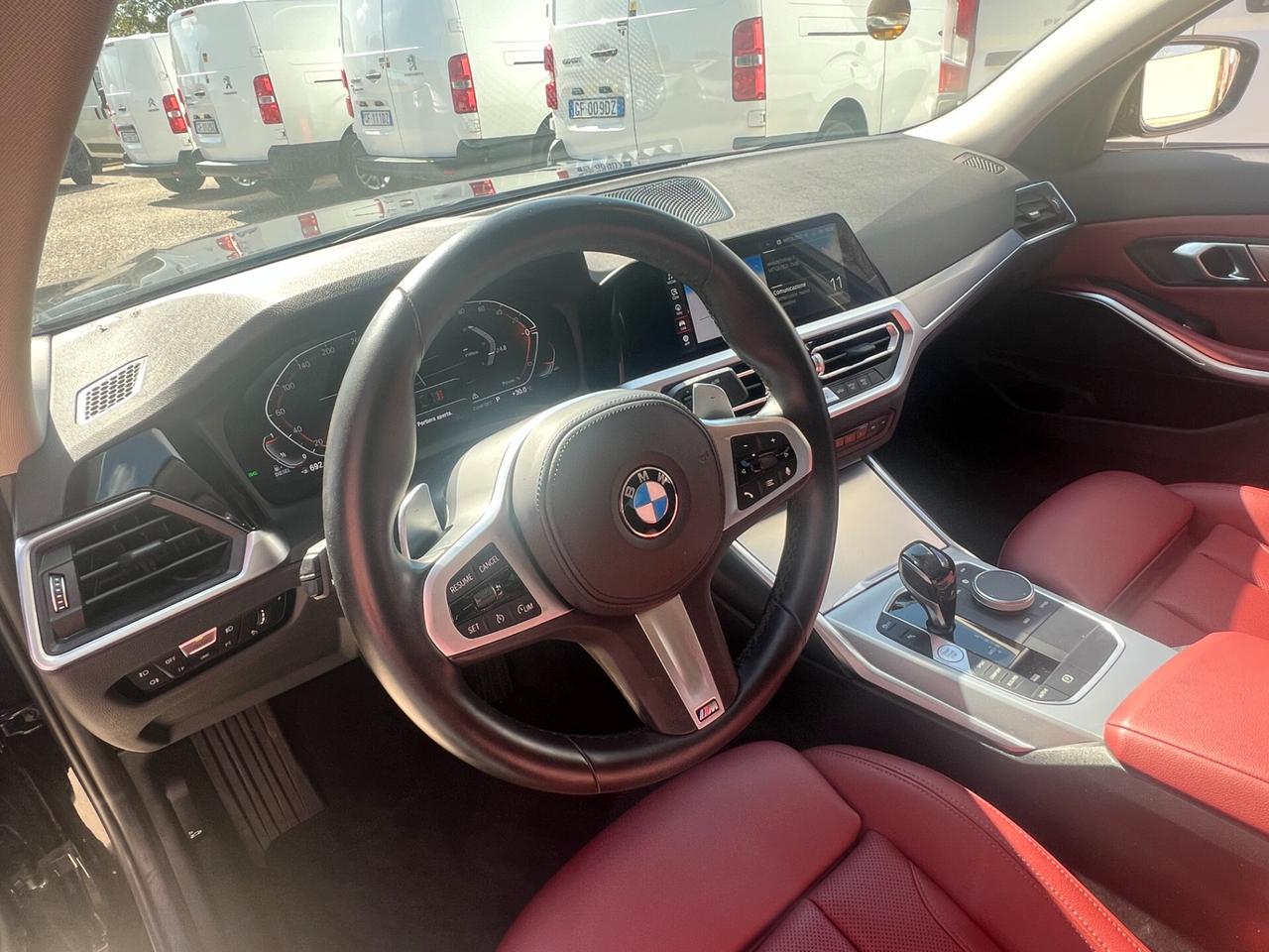 Bmw 320d Sport Automatica Pelle Rossa Berlina