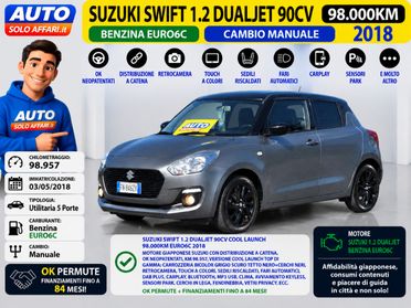 Suzuki Swift 5 Porte SWIFT 1.2 DUALJET EURO6C CAMERA/CARPLAY/NEOPATENTATI
