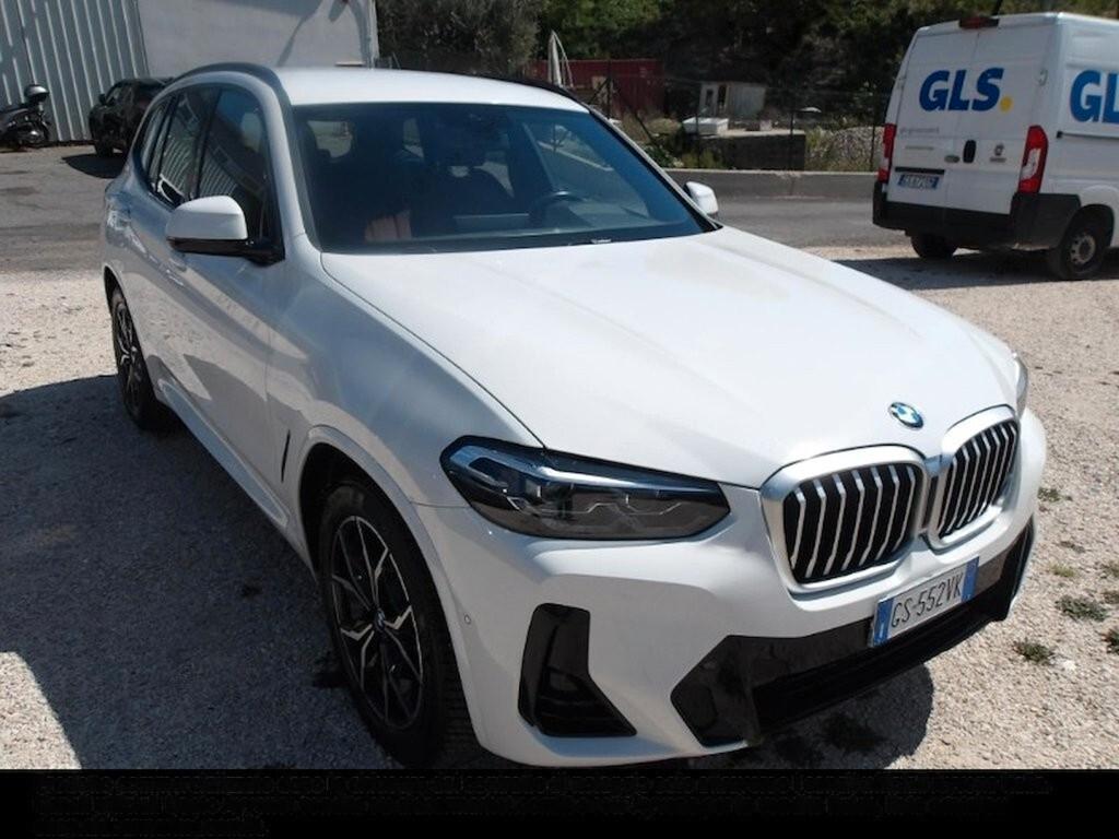 BMW X3 18D 150CV STEPTRONIC 48V S-DRIVE MSPORT ( FARI LED - BMW DIGITAL COCKPIT - PELLE - CLIMA TRIZONA - NAVI - MIRROR - PARK ASSISTANT - CERCHI 18 )