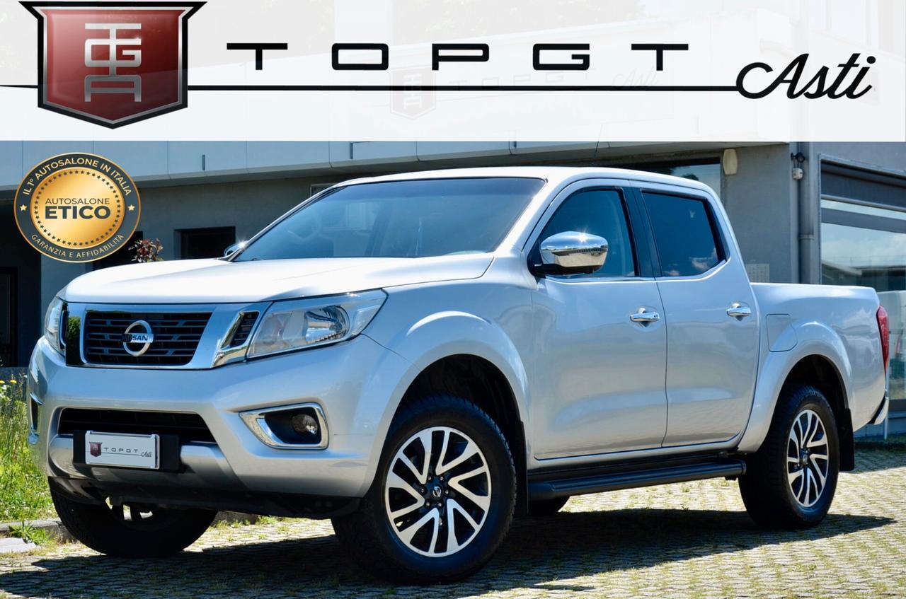 NISSAN NAVARA 2.3 DCI D.CAB 4wd 190cv AUTO, UFF ITALIANA, GANCIO TRAINO, RETRO 360°, PERMUTE