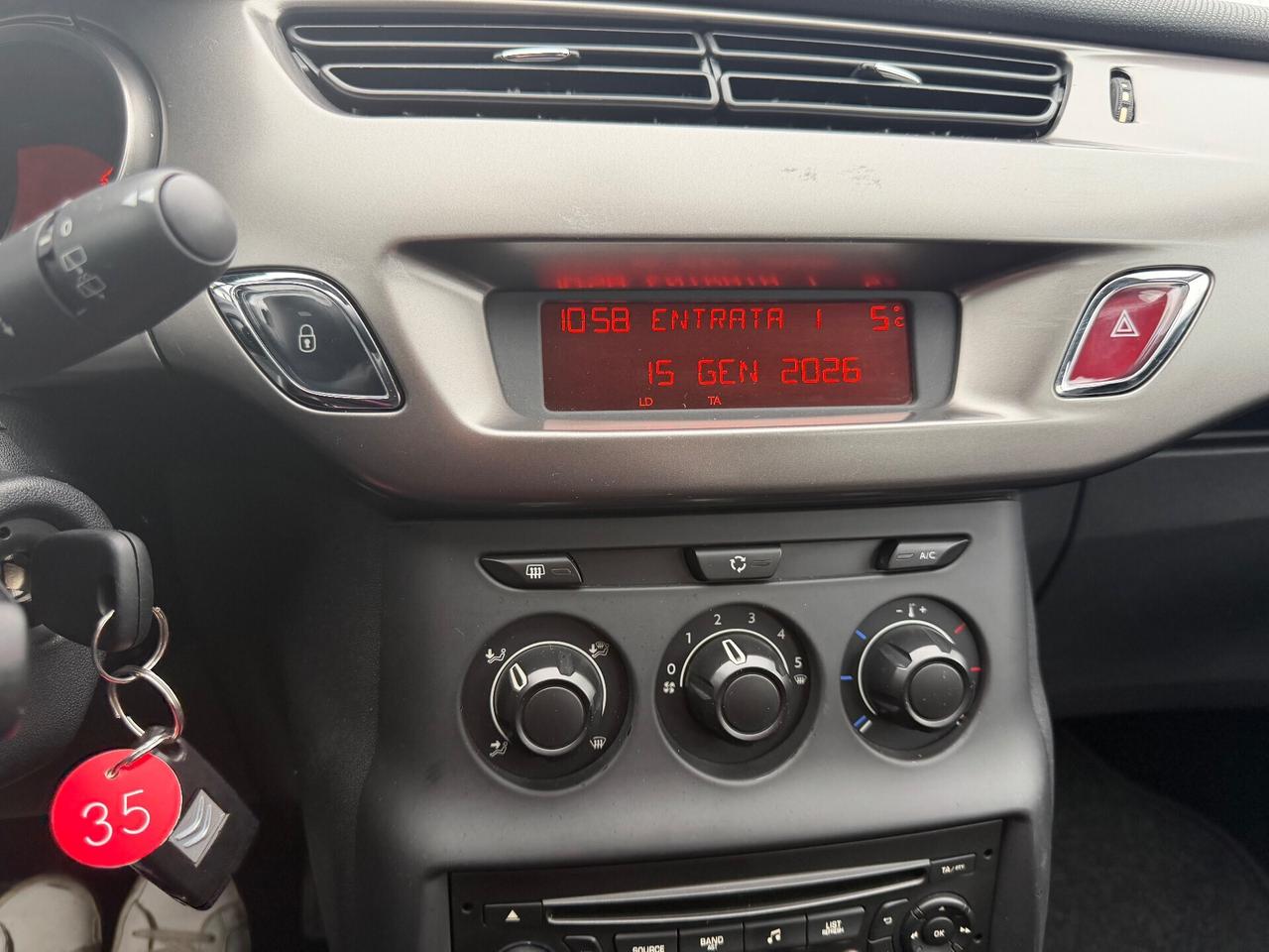 Citroen C3 Benzina SOLO 82.000 KM