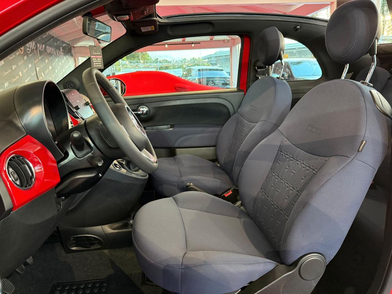 Fiat 500 C 1.0 Hybrid Red