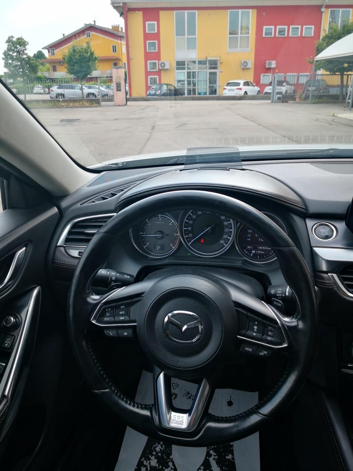 Mazda 6 2.2L Skyactiv-D 175CV Wagon ***TETTO***TELECAMERA***HEAD UP DISPLAY***