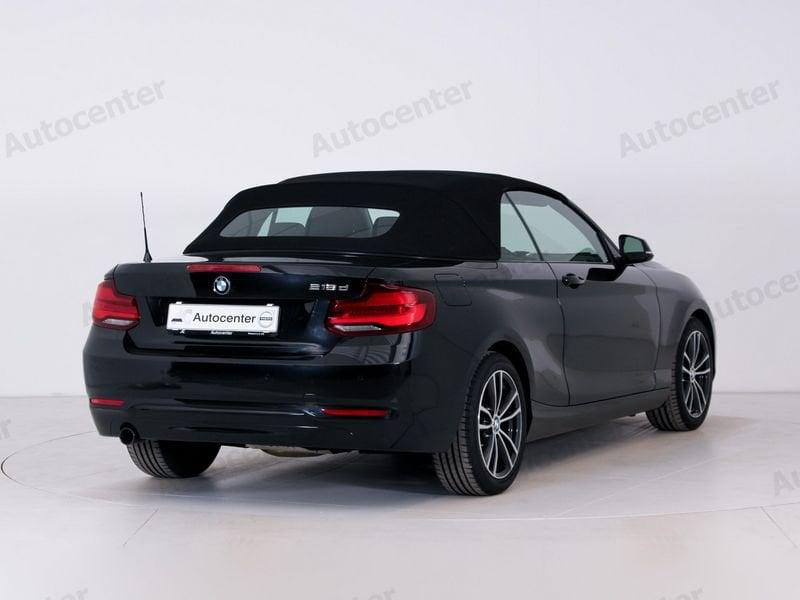 BMW Serie 2 Cabrio Cabrio Sport auto my18