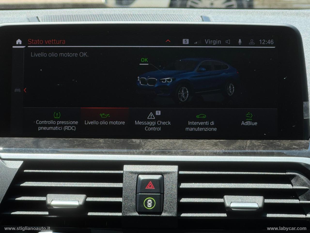 BMW X4 xDrive20d xLine MY 19 Head up display