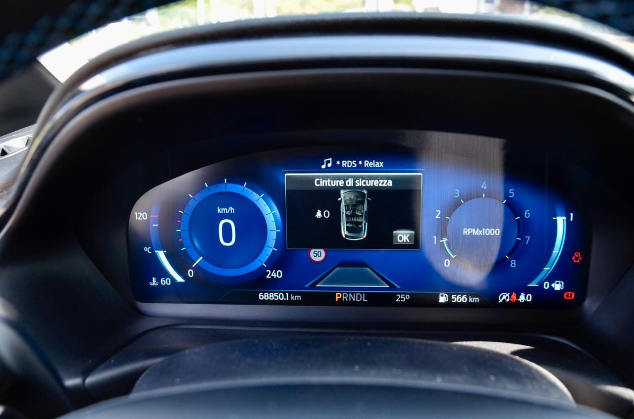 FORD FIESTA 5p. ACTIVE 1.0 ECOBOOST MILD HYBRID 125cv AUTO, UNICOPROPRIETARIO, EURO 6D, UFF ITALIANA, SERVICE FORD, RETROCAMERA, APPLE ANDROID, PERMUTE