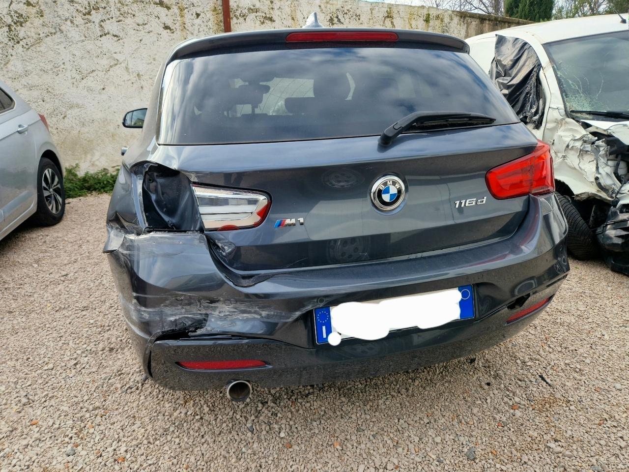 Bmw 116d 5p. Msport Manuale 95000km-2019