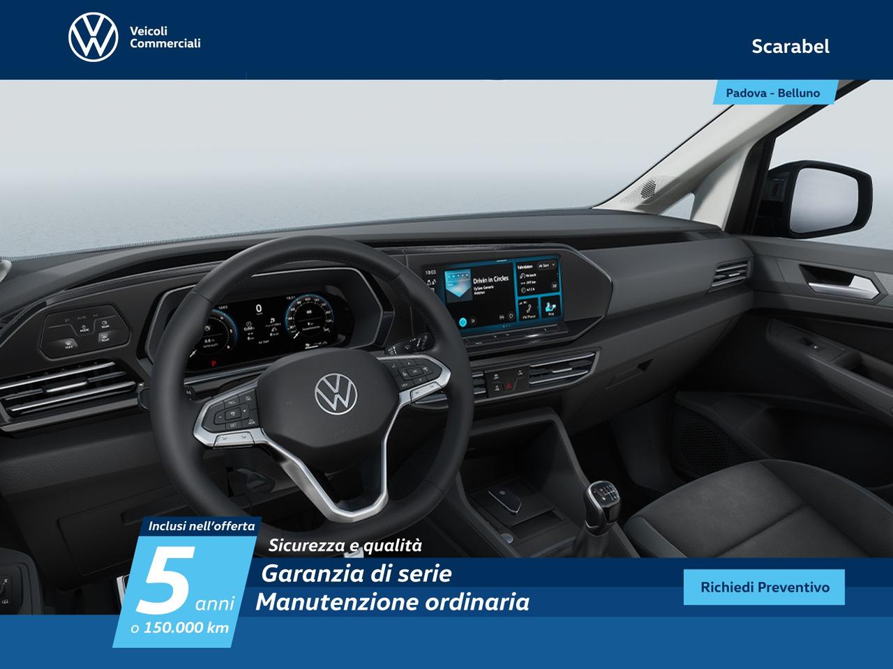 Volkswagen Caddy 2.0 tdi 122cv style dsg7 my24