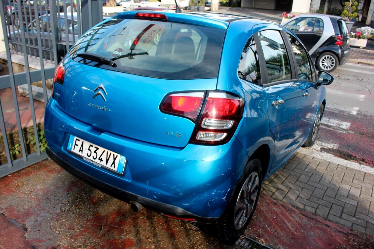 Citroen C3 1.6 bluehdi 75cv EURO 6 GARANZIA 12 M DISTRIBUZ OK