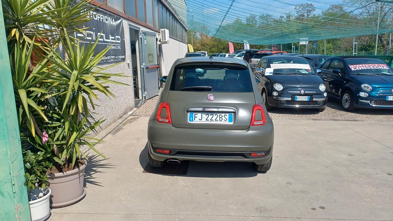 Fiat 500 1.2 S VERDE OPACA OK NEOPATENTATI