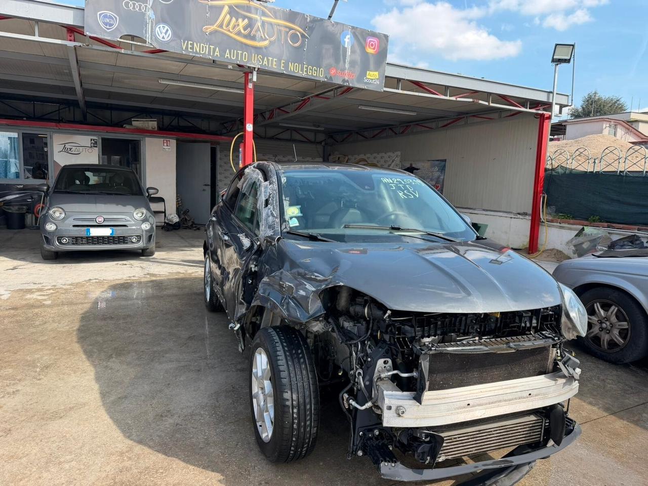 Fiat 500X 1.6 diesel sinistrato - 2019