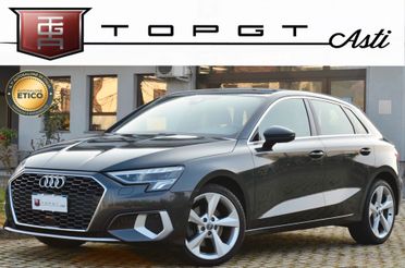 AUDI A3 SPORTBACK 35 2.0 TDI BUSINESS ADVANCED 150cv S-TRONIC, UNICOPROPRIETARIO, SERVICE AUDI, EURO 6D, NAVI, APPLE ANDROID, 18", PERMUTE