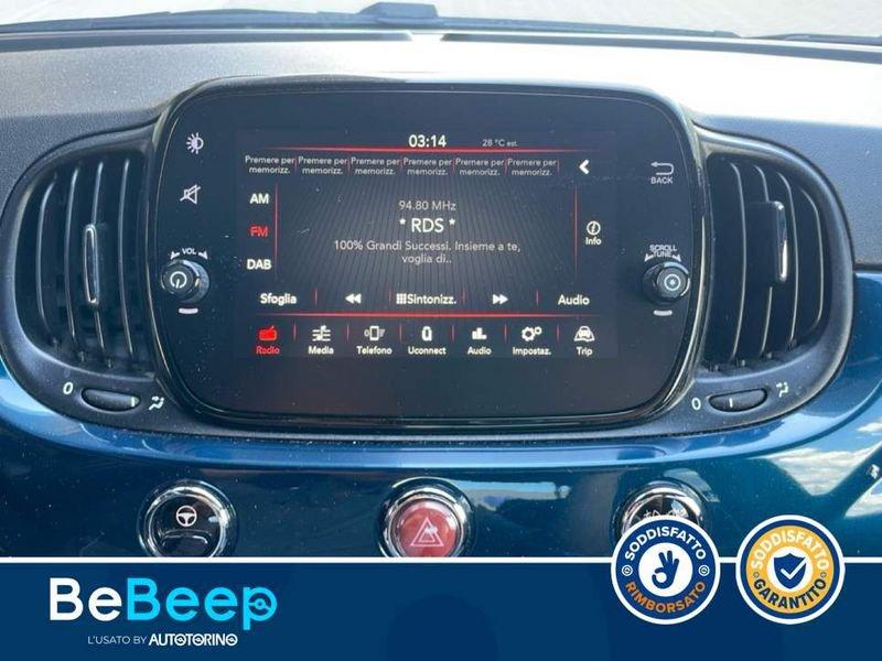 FIAT 500 1.0 HYBRID LOUNGE 70CV