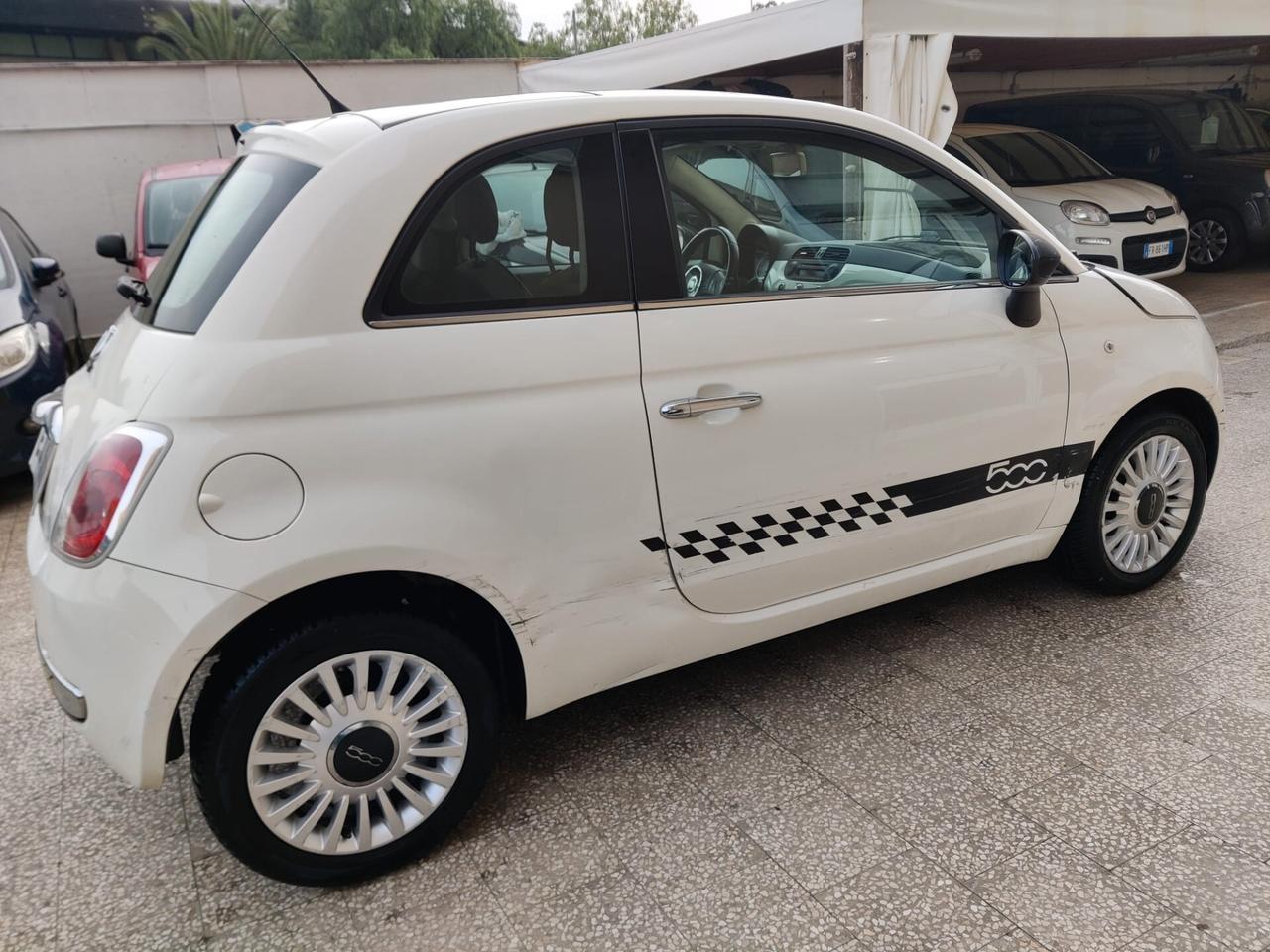 Fiat 500 benz tetto panoramico