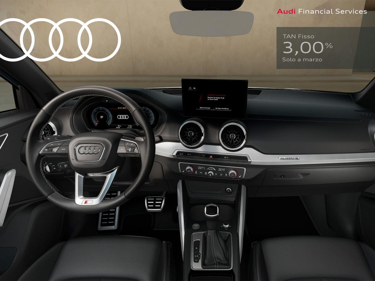 Audi Q2 35 2.0 tdi identity black quattro s-tronic